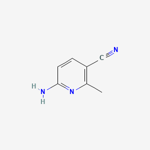 6-Amino-2-methylnicotinonitrile chemical structure (CAS 183428-90-2)