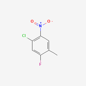 4-Chloro-2-fluoro-5-nitrotoluene chemical structure (CAS 18349-11-6)
