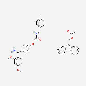 Rink Amide AM Resin chemical structure (CAS 183599-10-2)
