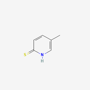 5-Methylpyridine-2(1H)-thione chemical structure (CAS 18368-58-6)
