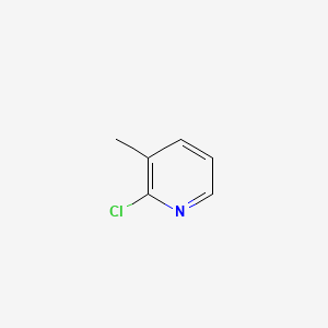 2-Chloro 3-methylpyridine chemical structure (CAS 18368-76-8)
