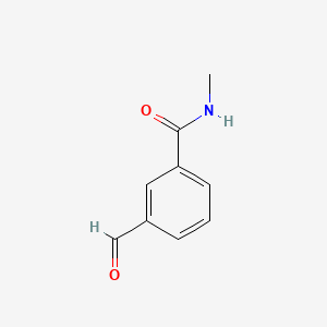 3-Formyl-N-methylbenzamide chemical structure (CAS 183739-65-3)