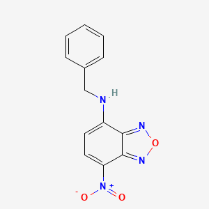 N-Benzyl-7-nitrobenzo[c][1,2,5]oxadiazol-4-amine chemical structure (CAS 18378-20-6)
