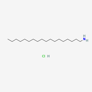 Octadecan-1-amine hydrochloride chemical structure (CAS 1838-08-0)