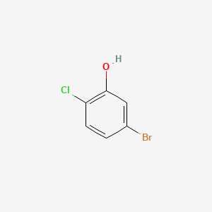 5-Bromo-2-chlorophenol chemical structure (CAS 183802-98-4)
