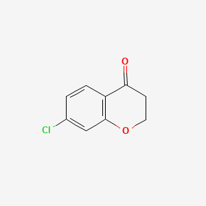 7-Chloro-4-chromanone chemical structure (CAS 18385-72-3)
