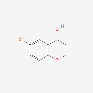 6-Bromochroman-4-ol chemical structure (CAS 18385-77-8)
