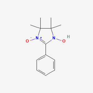 2-Phenyl-4,4,5,5-tetramethylimidazoline-1-oxyl 3-oxide chemical structure (CAS 18390-00-6)