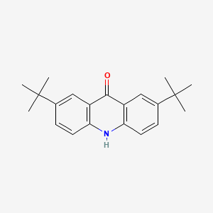 2,7-Di-tert-butylacridin-9(10H)-one chemical structure (CAS 1839079-50-3)