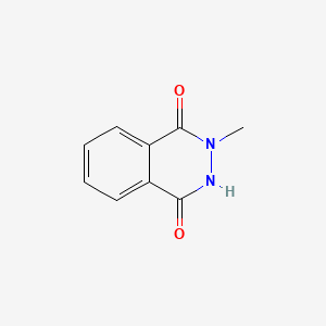 2-Methyl-2,3-dihydrophthalazine-1,4-dione chemical structure (CAS 18393-54-9)