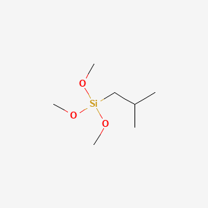 Isobutyltrimethoxysilane chemical structure (CAS 18395-30-7)