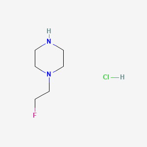 1-(2-Fluoroethyl)piperazine hydrochloride chemical structure (CAS 184042-60-2)