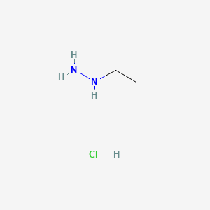 Ethylhydrazine hydrochloride chemical structure (CAS 18413-14-4)