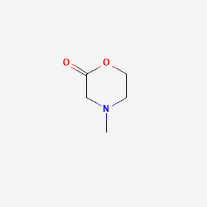 4-Methylmorpholin-2-one chemical structure (CAS 18424-96-9)