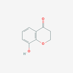 8-Hydroxychroman-4-one chemical structure (CAS 1843-90-9)