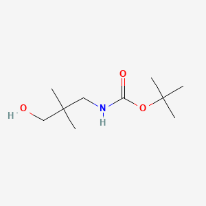 3-(Boc-amino)-2,2-dimethyl-1-propanol chemical structure (CAS 184357-44-6)