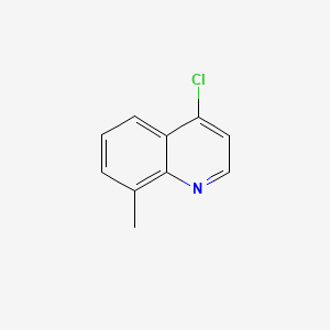 4-Chloro-8-methylquinoline chemical structure (CAS 18436-73-2)