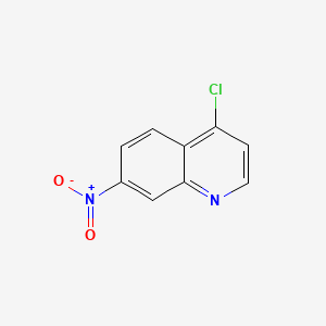 4-Chloro-7-nitroquinoline chemical structure (CAS 18436-76-5)