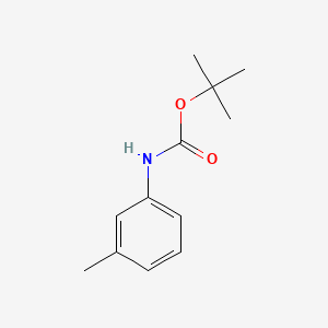 tert-Butyl m-tolylcarbamate chemical structure (CAS 18437-67-7)