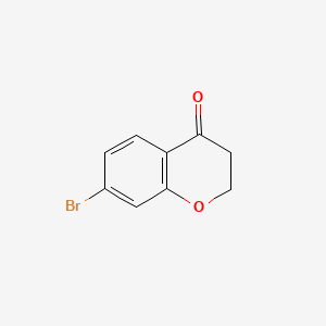 7-Bromochroman-4-one chemical structure (CAS 18442-22-3)