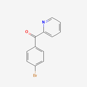 2-(4-Bromobenzoyl)pyridine chemical structure (CAS 18453-32-2)