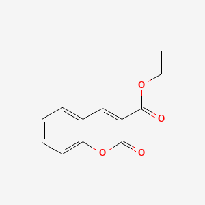 Ethyl 2-oxo-2H-chromene-3-carboxylate chemical structure (CAS 1846-76-0)