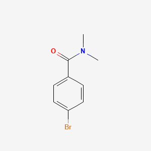 4-Bromo-N,N-dimethylbenzamide chemical structure (CAS 18469-37-9)