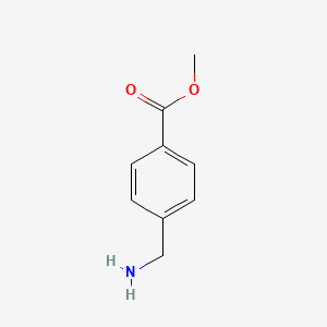 Methyl 4-(aminomethyl)benzoate chemical structure (CAS 18469-52-8)