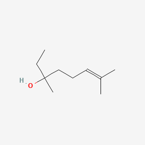 3,7-Dimethyloct-6-en-3-ol chemical structure (CAS 18479-51-1)