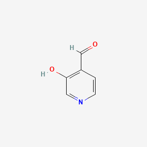 3-Hydroxyisonicotinaldehyde chemical structure (CAS 1849-54-3)