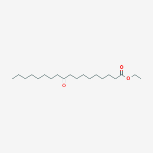 Ethyl 10-oxooctadecanoate chemical structure (CAS 18490-59-0)