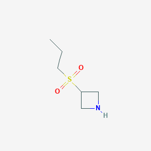 3-(Propylsulfonyl)azetidine chemical structure (CAS 1849255-85-1)