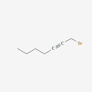 1-Bromohept-2-yne chemical structure (CAS 18495-26-6)