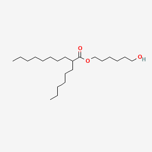 6-Hydroxyhexyl 2-hexyldecanoate chemical structure (CAS 1849616-53-0)
