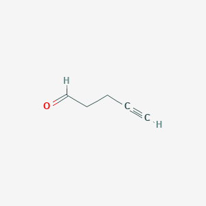 Pent-4-ynal chemical structure (CAS 18498-59-4)