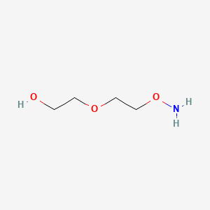 2-(2-(Aminooxy)ethoxy)ethanol chemical structure (CAS 185022-12-2)