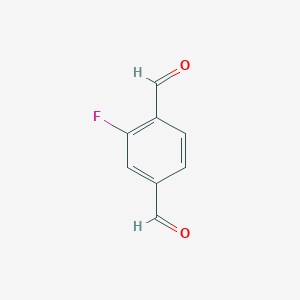 2-Fluoroterephthalaldehyde chemical structure (CAS 1850322-74-5)