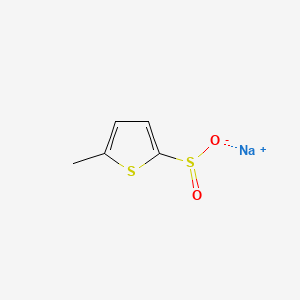 Sodium 5-methylthiophene-2-sulfinate chemical structure (CAS 1850861-11-8)