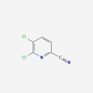 5,6-Dichloropicolinonitrile chemical structure (CAS 185107-64-6)