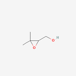 (3,3-Dimethyloxiran-2-yl)methanol chemical structure (CAS 18511-56-3)