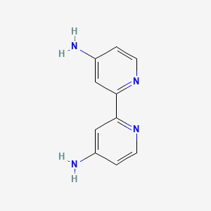 [2,2'-Bipyridine]-4,4'-diamine chemical structure (CAS 18511-69-8)