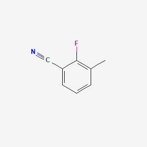 2-Fluoro-3-methylbenzonitrile chemical structure (CAS 185147-07-3)