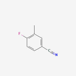 4-Fluoro-3-methylbenzonitrile chemical structure (CAS 185147-08-4)