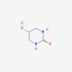 5-Hydroxytetrahydropyrimidin-2(1H)-one chemical structure (CAS 1852-18-2)