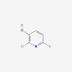 2-Chloro-6-iodopyridin-3-ol chemical structure (CAS 185220-68-2)