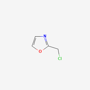 2-(Chloromethyl)oxazole chemical structure (CAS 185246-17-7)