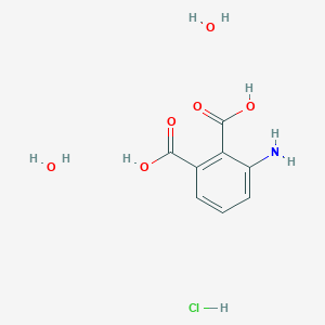 3-Aminophthalic acid hydrochloride dihydrate chemical structure (CAS 1852533-96-0)