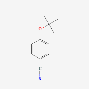 4-(tert-Butoxy)benzonitrile chemical structure (CAS 185259-36-3)