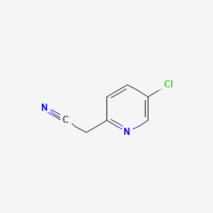 2-(5-Chloropyridin-2-yl)acetonitrile chemical structure (CAS 185315-51-9)