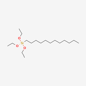 Dodecyltriethoxysilane chemical structure (CAS 18536-91-9)